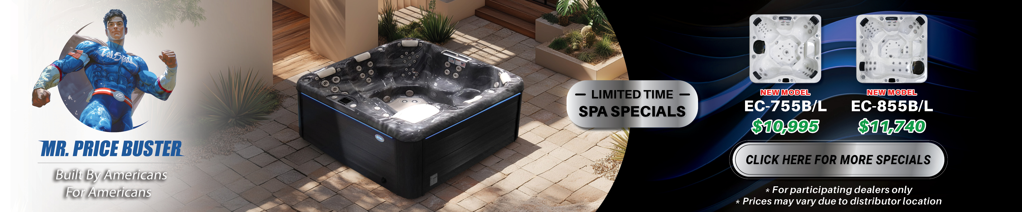 Calspas hot tub being used in a family setting - South Gate